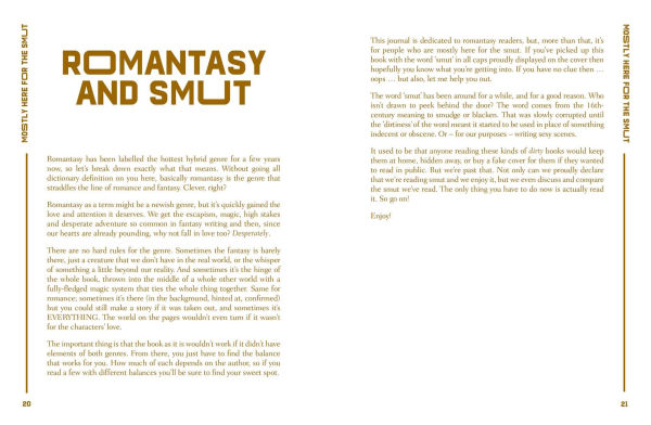 A Reading Journal: Mostly Here for the Smut: Romantasy reading journal, Book review log, Track your reading progress, A5 Reading Log Notebook