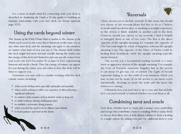Seasons of the Witch: Winter Tarot: A journey through Yule and Imbolc