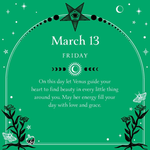 2026 Witch's Calendar: Daily Magick Day-to-Day Calendar