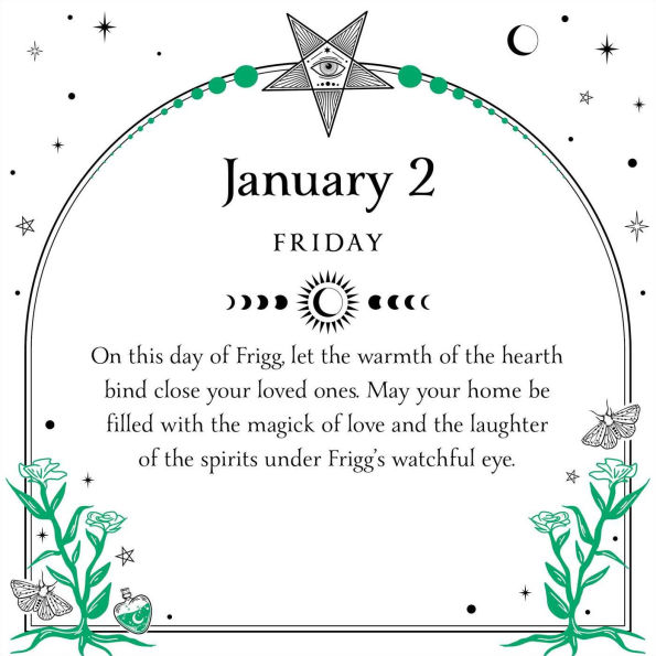 2026 Witch's Calendar: Daily Magick Day-to-Day Calendar
