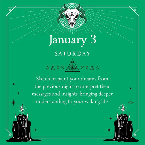 2026 Witch's Calendar: Daily Magick Day-to-Day Calendar
