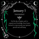 Alternative view 5 of 2026 Witch's Calendar: Daily Magick Day-to-Day Calendar