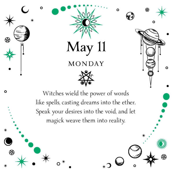 2026 Witch's Calendar: Daily Magick Day-to-Day Calendar