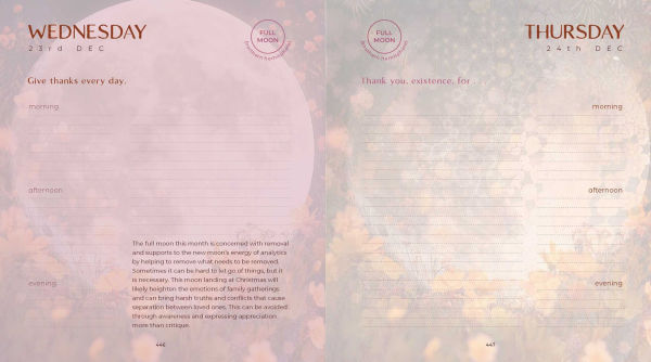 2026 Gratitude Diary and Daily Planner Calendar
