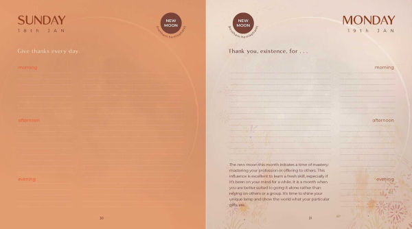 2026 Gratitude Diary and Daily Planner Calendar