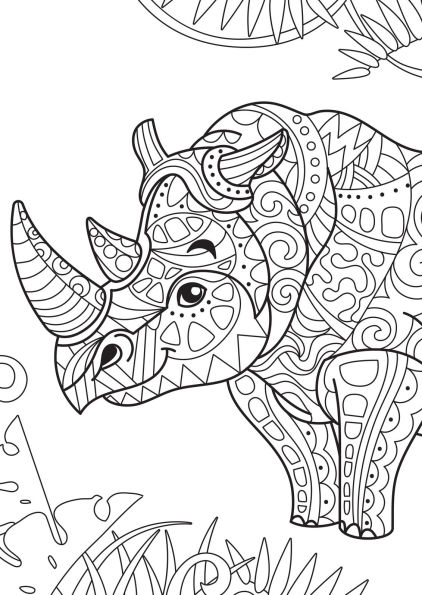 Jungle Dreams Colouring Book: Jungle Animals
