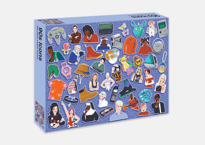 90s Icons Jigsaw Puzzle: 500 Piece Jigsaw Puzzle by Niki