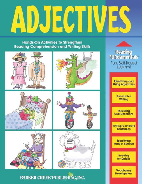 Barker Creek LL-1604 Adjectives Activity Book