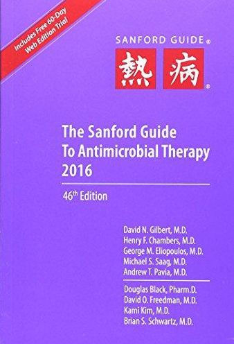 Sanford Guide to Antimicrobial Therapy 2016 (Pocket Edition) / Edition 46