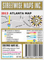 Alternative view 4 of Streetwise Atlanta Map - Laminated City Center Street Map of Atlanta, Georgia - Folding Pocket Size Travel Map (2013)