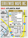 Alternative view 5 of Streetwise Atlanta Map - Laminated City Center Street Map of Atlanta, Georgia - Folding Pocket Size Travel Map (2013)