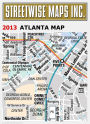 Alternative view 6 of Streetwise Atlanta Map - Laminated City Center Street Map of Atlanta, Georgia - Folding Pocket Size Travel Map (2013)
