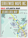 Alternative view 8 of Streetwise Atlanta Map - Laminated City Center Street Map of Atlanta, Georgia - Folding Pocket Size Travel Map (2013)