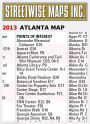 Alternative view 10 of Streetwise Atlanta Map - Laminated City Center Street Map of Atlanta, Georgia - Folding Pocket Size Travel Map (2013)