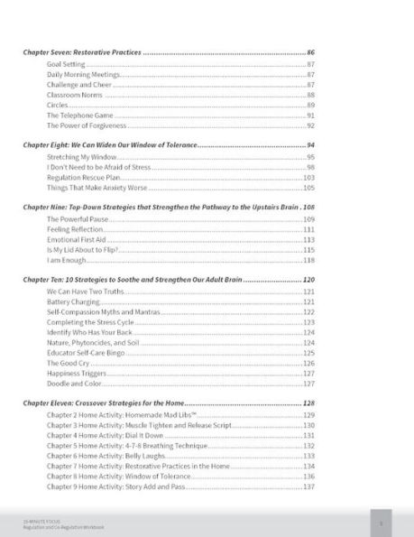 15-Minute Focus: Regulation and Co-Regulation Workbook: Accessible Neuroscience and Connection Strategies for the Classroom and Beyond