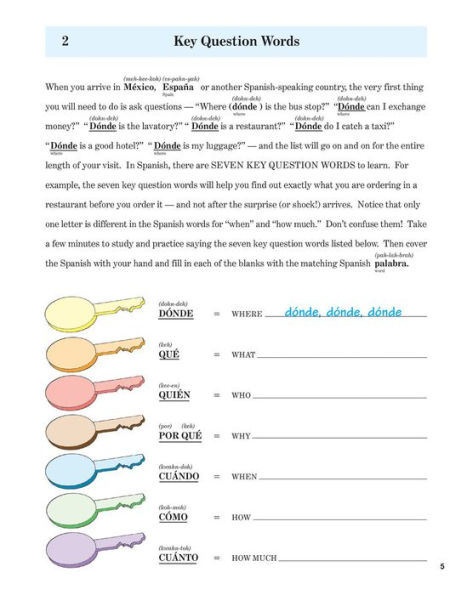 SPANISH in 10 minutes a day: Language course for beginning and advanced study. Includes Workbook, Flash Cards, Sticky Labels, Menu Guide, Software, Glossary, and Phrase Guide. Grammar. Bilingual Books, Inc. (Publisher)