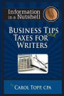 Business Tips and Taxes for Writers