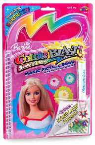 Barbie Color Blast! Suprise Ink! Magic Picture Book with Mess Free Marker