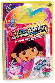 Dora the Explorer Color Blast! Suprise Ink! Magic Picture Book with Mess Free Marker