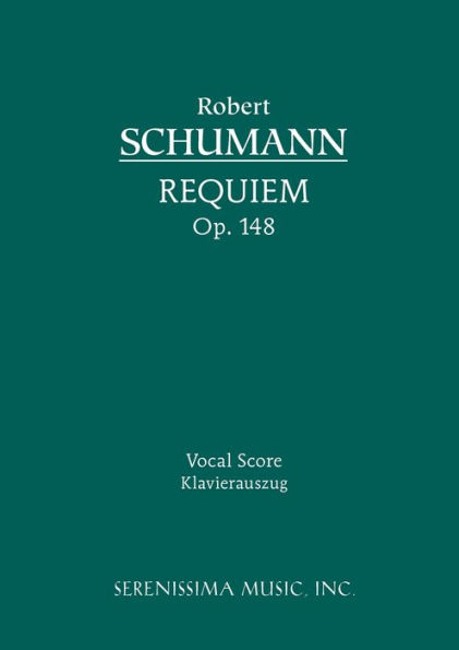 Requiem, Op.148: Vocal score