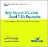Holy Macro! It's 2,500 Excel VBA Examples: Every Snippet of Excel VBA Code You'll Ever Need