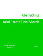 Real Estate Title Search Abstracting