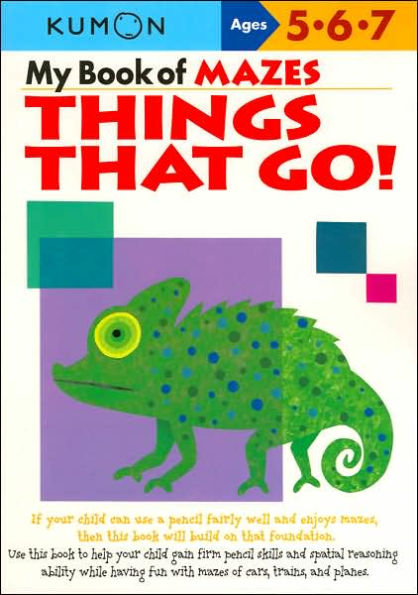 My Book of Mazes: Things That Go! (Kumon Series)