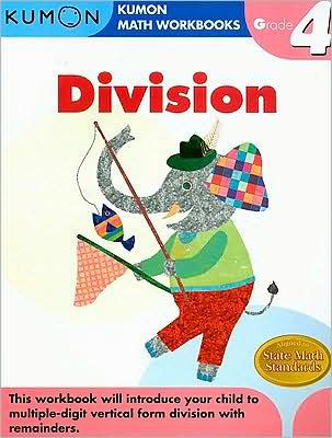 Grade 4 Division: Kumon Math Workbooks