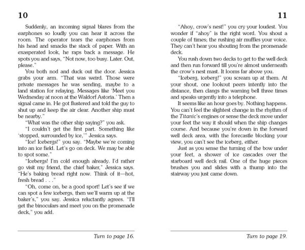 Terror on the Titanic (Choose Your Own Adventure Series #24)