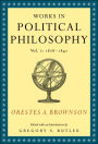 Orestes A. Brownson: Works in Political Philosophy, vol. 2:1828-1841