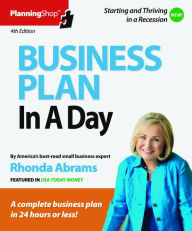 Title: Business Plan in a Day, Author: Rhonda Abrams