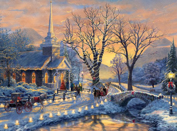 Kinkade 1000 Piece Holiday Puzzle (Assorted; Styles Vary)