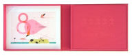 Title: Charles Harper's Birds & Words: W Flamingo Print, Author: Charley Harper