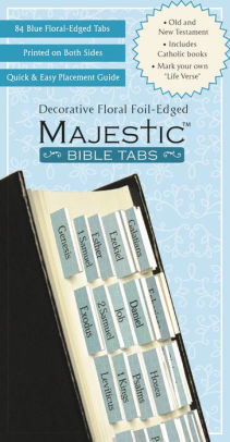 Floral Edged Bible Tabs
