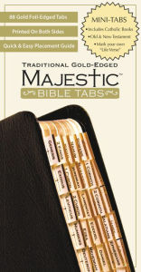 Majestic Traditional Gold Bible Tabs mini
