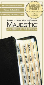 Title: Majestic Bible Tabs Traditional Gold