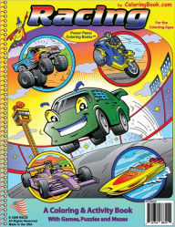 Title: Racing Coloring Book, Author: N. Wayne Bell