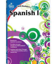 Title: Spanish I, Grades K - 5 (Skill Builders), Grades K - 5, Author: Carson Dellosa Education