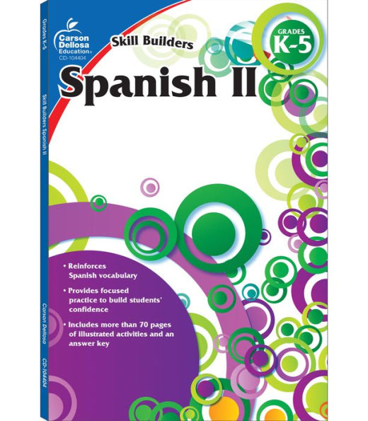 Spanish II, Grades K - 5 (Skill Builders), Grades K - 5