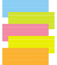 Word Strips - Multi Colored
