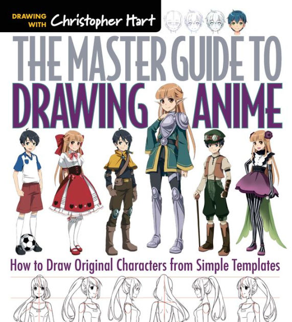 how to draw anime girl, Easy anime drawing