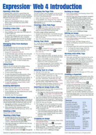 Expression Web 4 Quick Reference Guide (Cheat Sheet of Instructions, Tips & Shortcuts - Laminated Card)