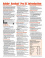 Adobe Acrobat DC Introduction Quick Reference Guide (Cheat Sheet of Instructions, Tips & Shortcuts - Laminated Card)