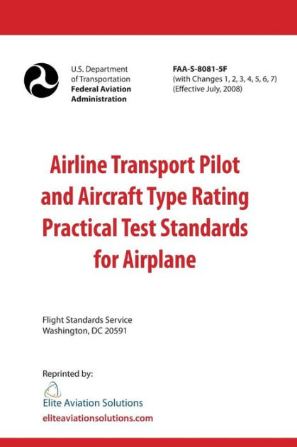 Airline Transport Pilot And Aircraft Type Rating Practical Test 