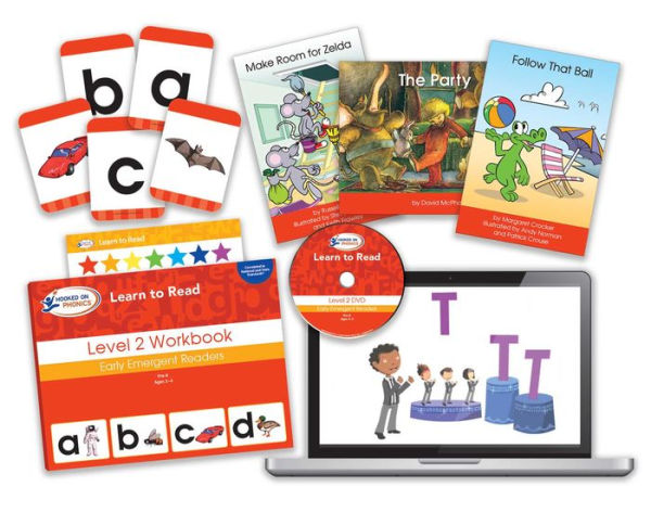 Hooked on Phonics Learn to Read - Level 2: Early Emergent Readers (Pre-K Ages 3-4)