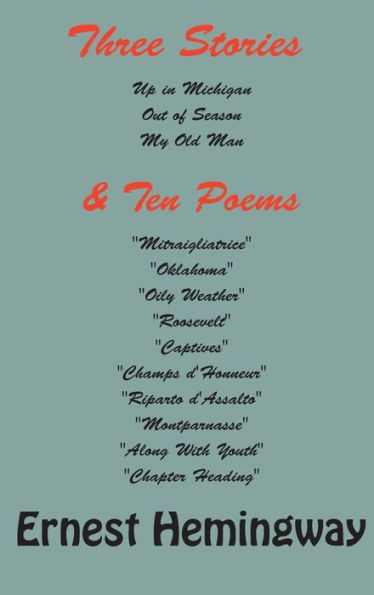 Three stories and ten poems