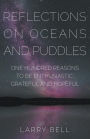 Reflections on Oceans and Puddles: One Hundred Reasons to be Enthusiastic, Grateful and Hopeful