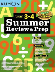 Title: Kumon Summer Review & Prep 3-4, Author: Kumon Publishing