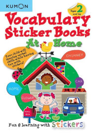 Title: Kumon Vocabulary Sticker Books At Home, Author: Kumon Publishing