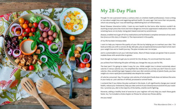 The Abundance Diet: The 28-Day Plan to Reinvent Your Health, Lose Weight, and Discover the Power of Plant-Based Foods